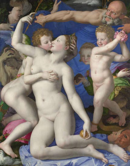 Allegoria con Venere e Cupido di Bronzino