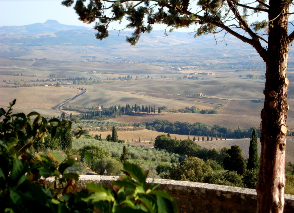 Pienza - vista sulla Val d'Orcia