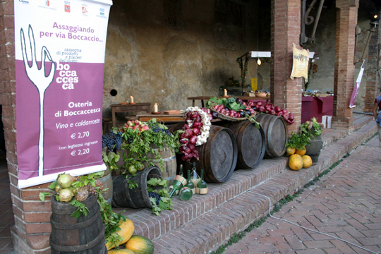 Rassegna gastronomica Boccaccesca a Certaldo